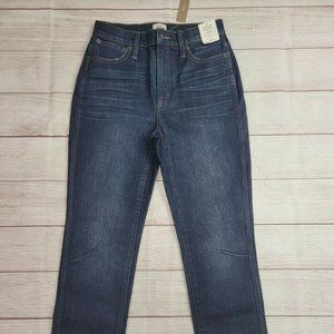 J.Crew Re-Imagined 10” Vintage Straight Dark Wash Women’s Jeans Size 25x29 NWT